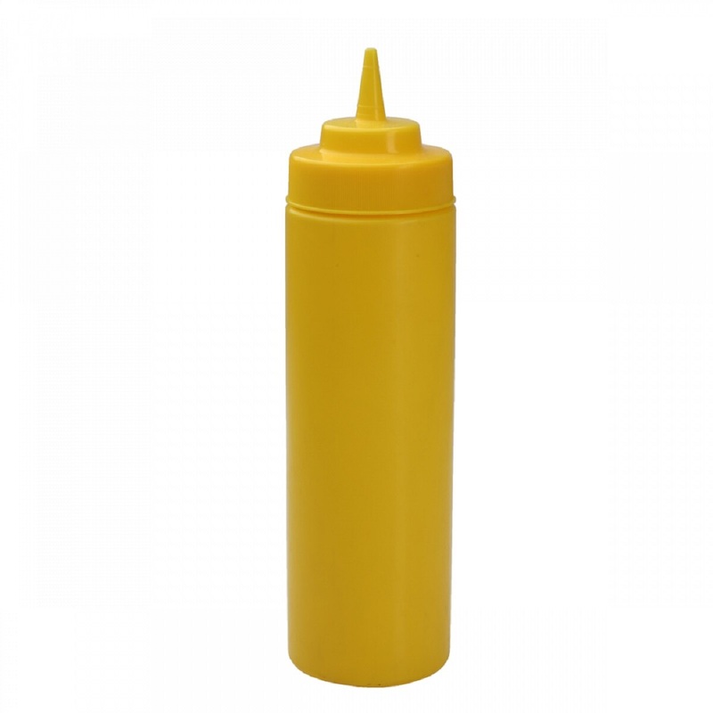 Squeeze Bottle 24 Oz Yellow Wide Mouth