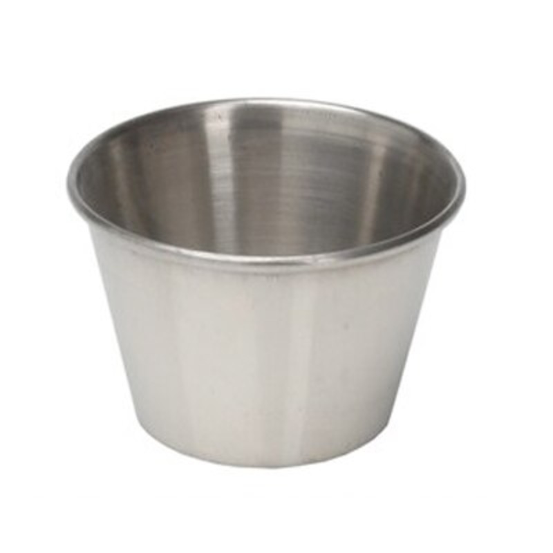 Stainless Squat Sauce Cup - 2-1/2 oz.