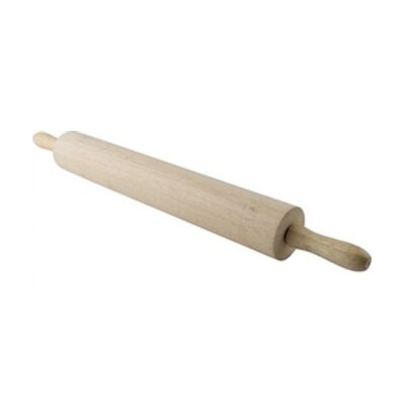 Wooden Rolling Pin with Ball Bearings - 18"