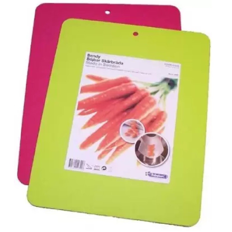 2-Pack Bendy Flex Cutting Board- Lime/Pink