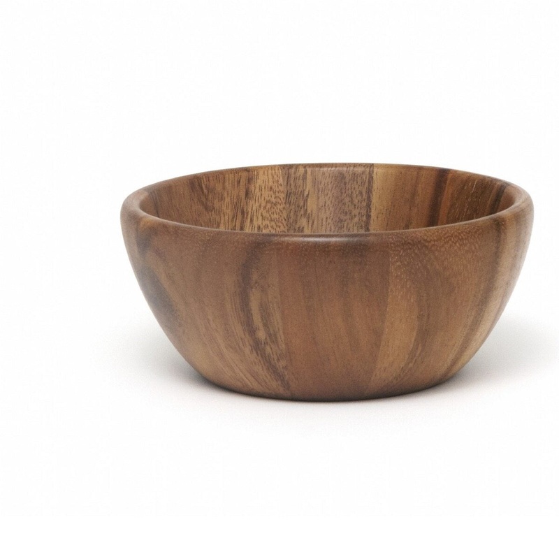 6" Acacia Round Flair Bowls
