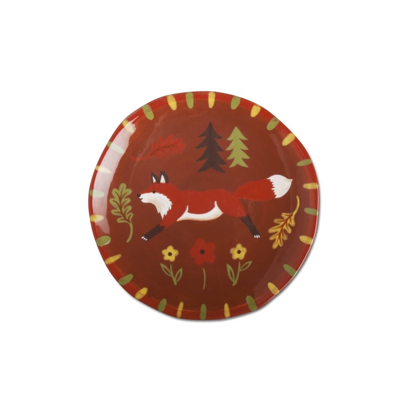 Appetizer Plates Forest Fox