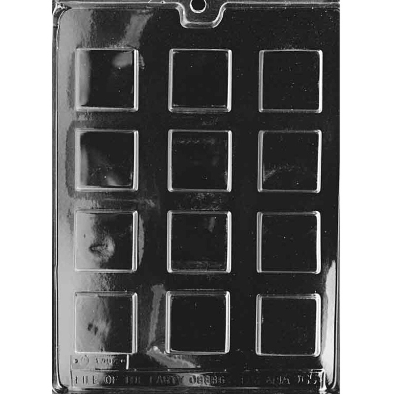 1-1/2" Square Mint Candy Mold