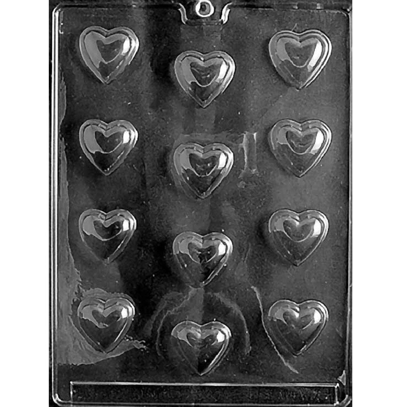 1-1/4" Small Hearts Candy Mold