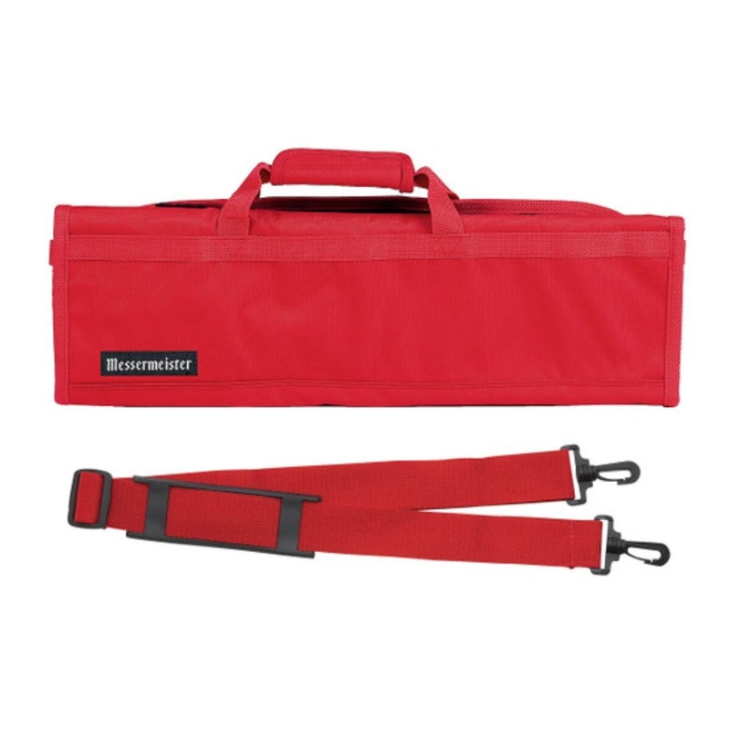 8 Pocket Heather Red Knife Bag