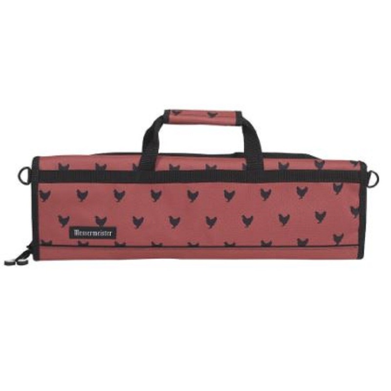 8 Pocket Knife Bag- Chicken Print