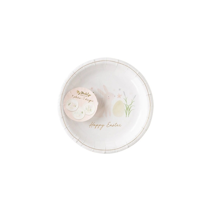 7" Watercolor Easter Plate