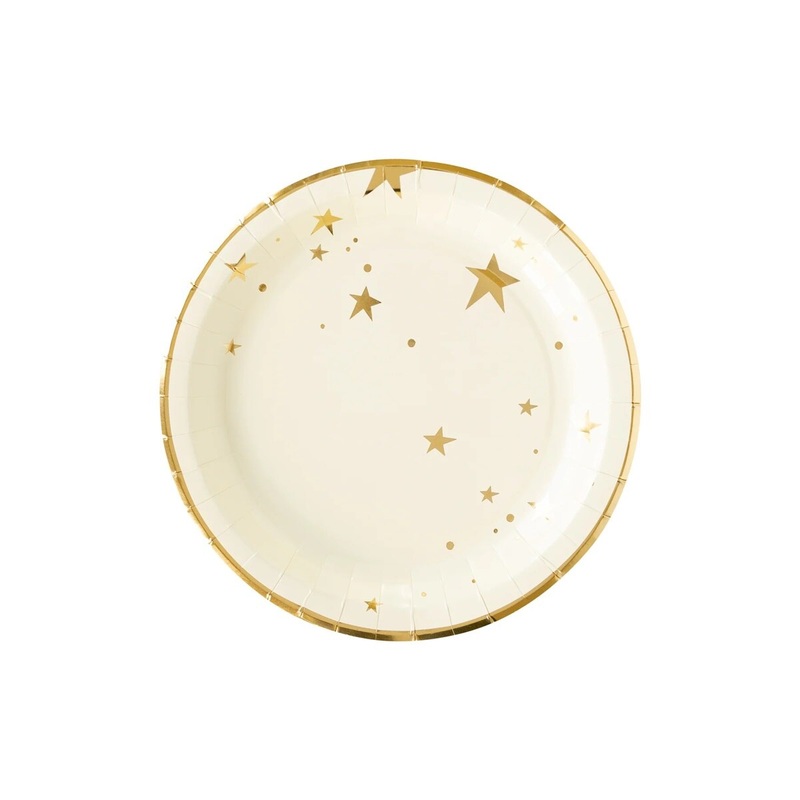 9" Baby Star Paper Plate