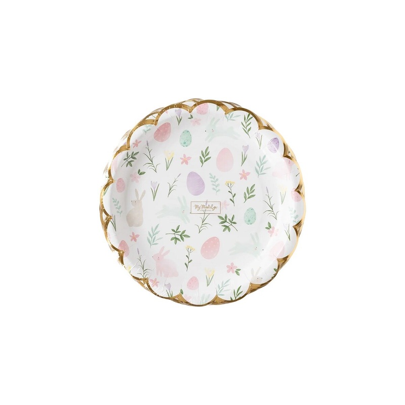 9" Watercolor Scatter Plate