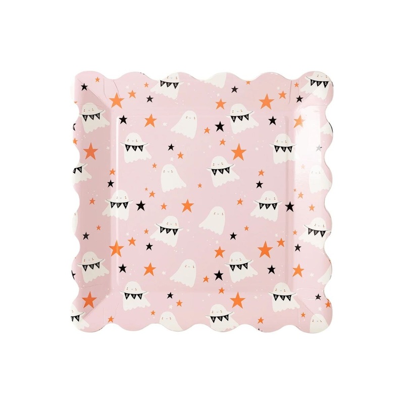 Ghoul Gang Scatter Scalloped Plate
