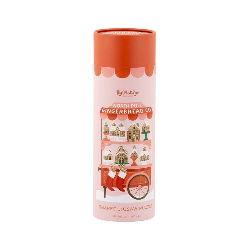 North Pole Gingerbread Co Shaped Puzzle