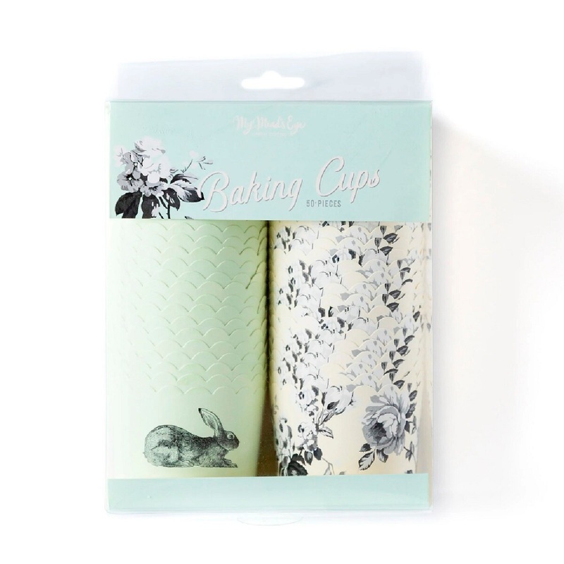 5 Oz Floral Rabbit Food Cups