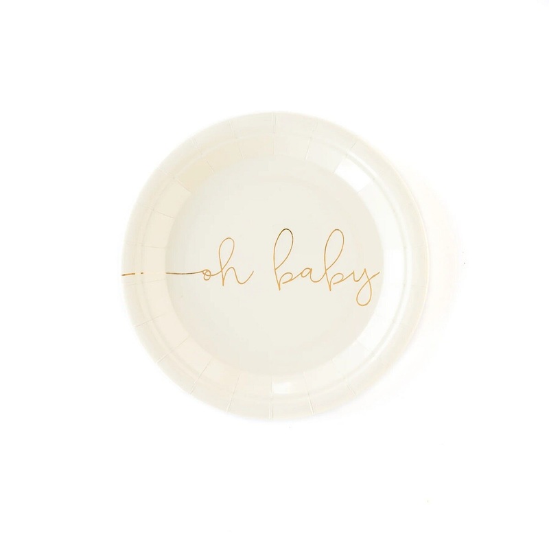 7" Basic Oh Paper Plate