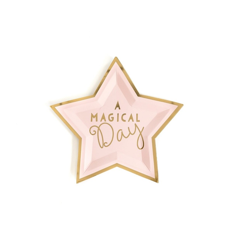 9" Magical Star Paper Plate