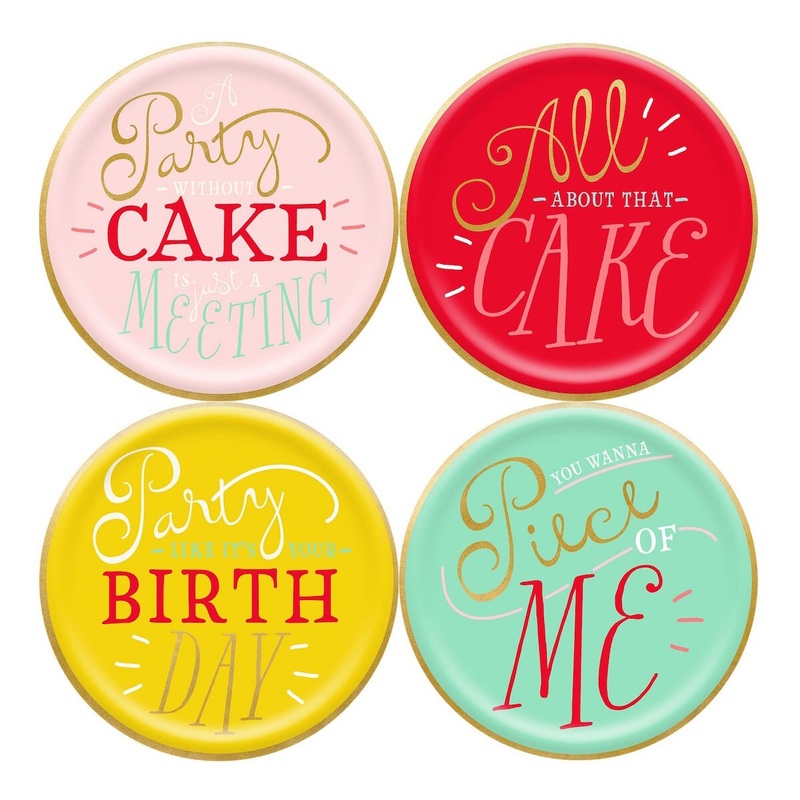 Hip Hip Hooray Assorted 7" Paper Plates