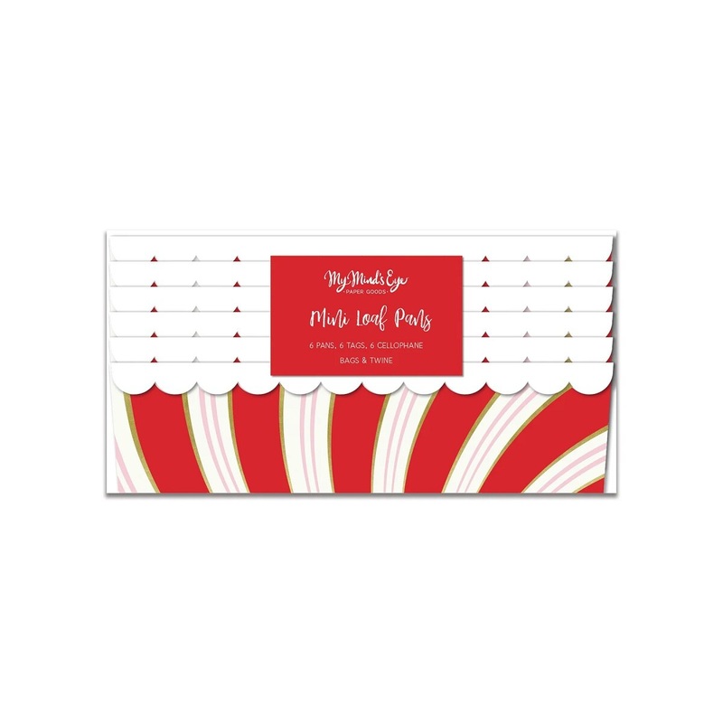 Foiled Candy Stripes Loaf Pan Set