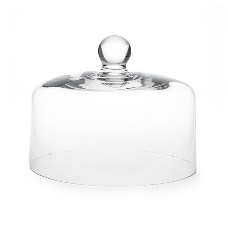 6" Glass Dome For Cake Stand