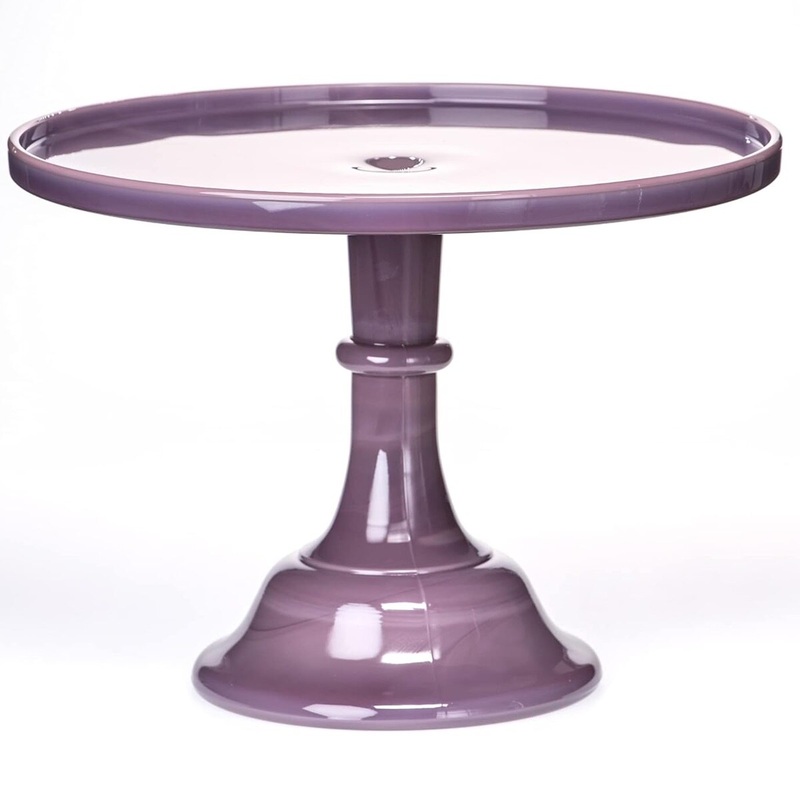 9" Eggplant Cake Stand