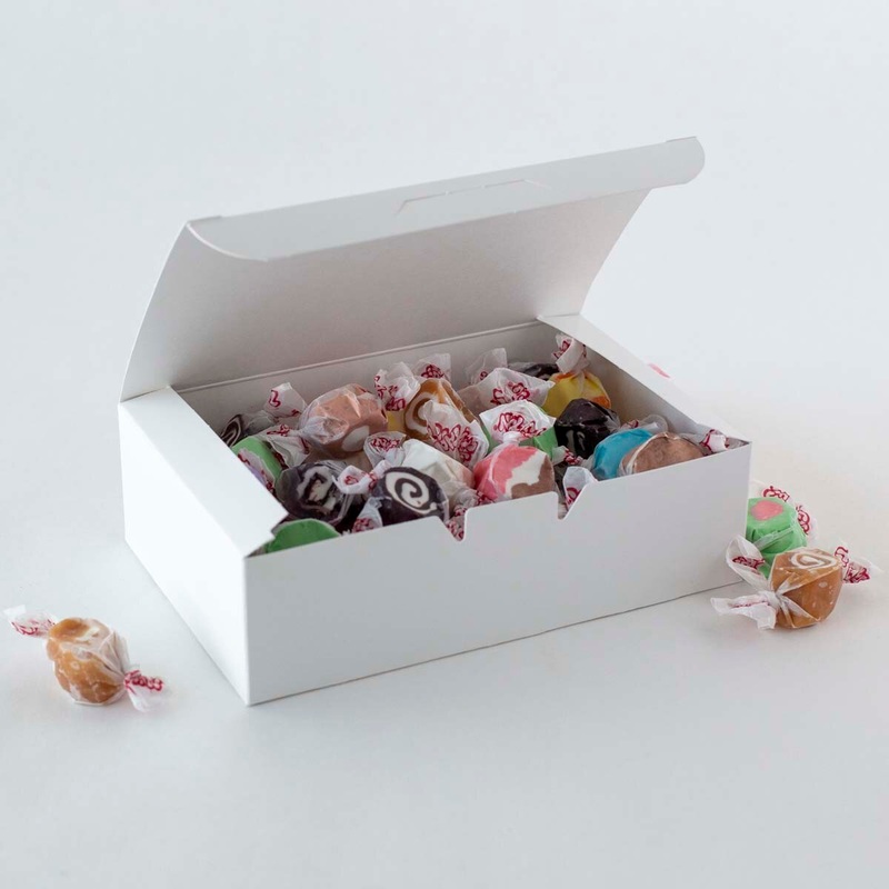 Candy Box 1-1/2# 1-piece White - 25 ct.