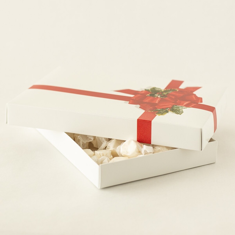 Candy Box 1# 2-Piece Ribbon and Holly - 10 Ct
