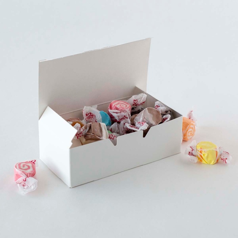 Candy Box 1/2-Pound 1-piece White - 25 ct.