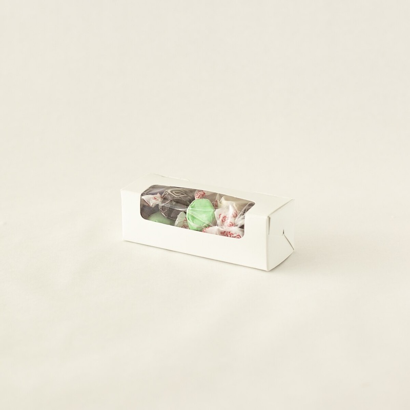 Candy Box Mint Small 1-piece with Window - 25 ct