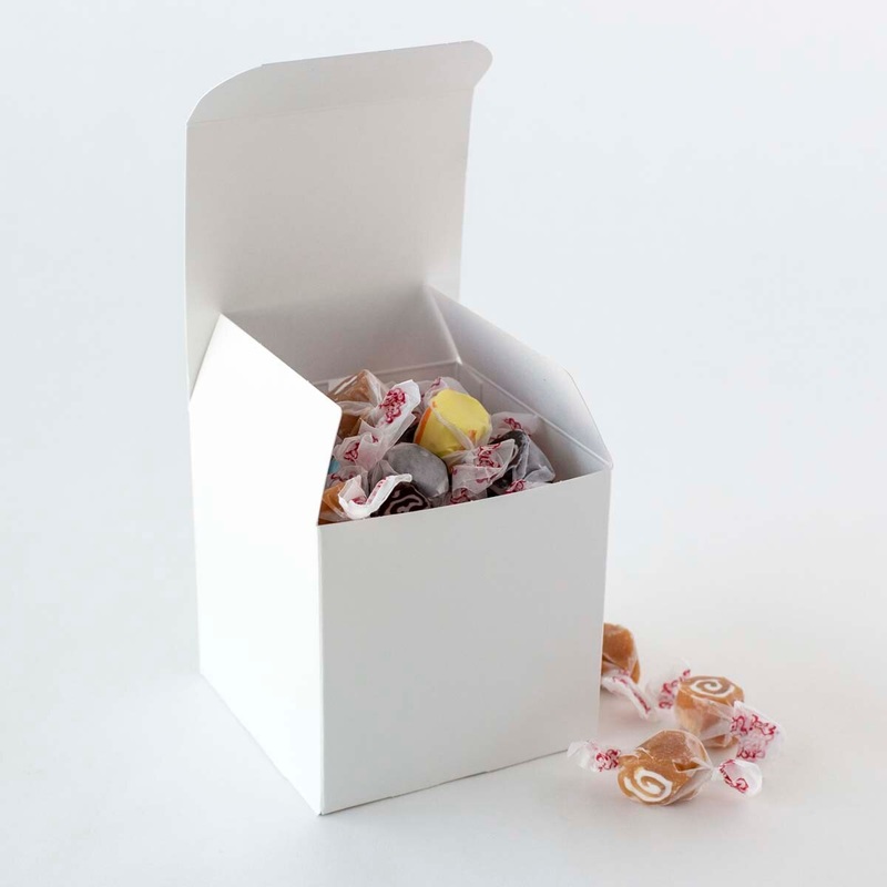 Candy Box Truffle Large White 1-piece - 25 ct.