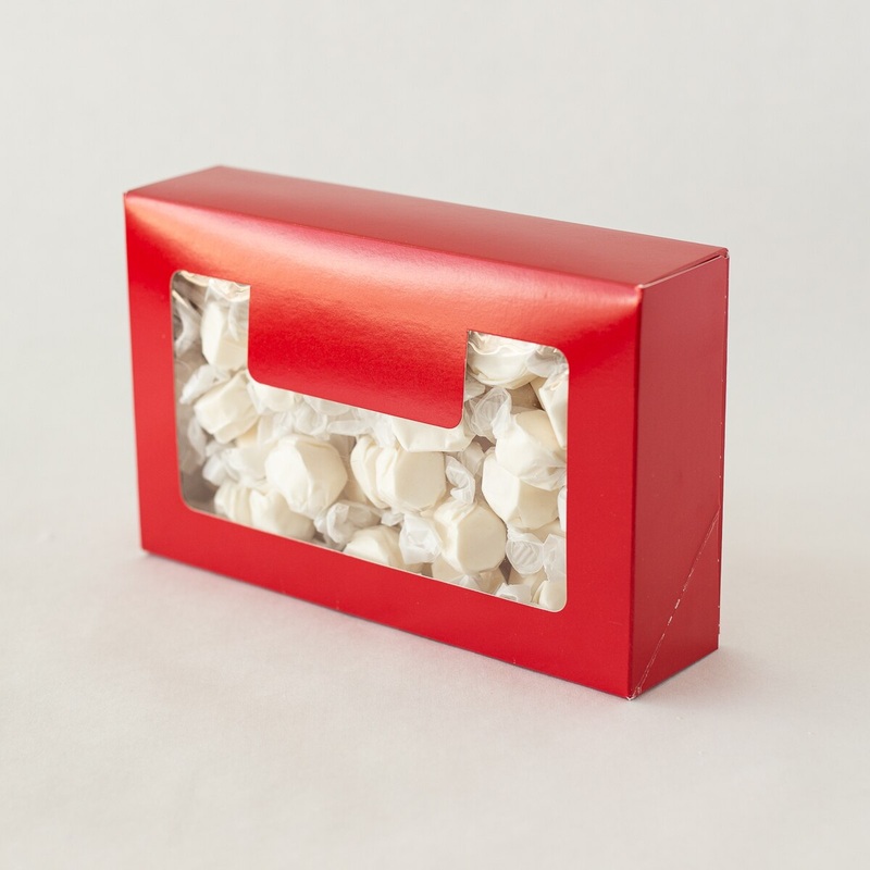 Cookie Box Large Red With Window - 25 Ct