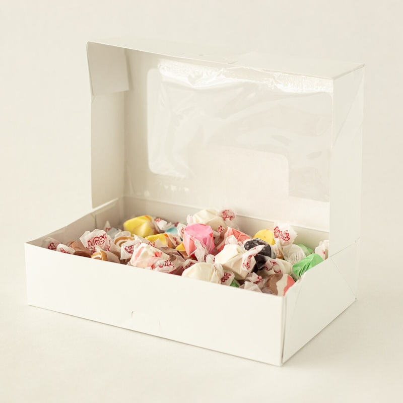 Cookie Box Medium White w/Window - 25 Ct