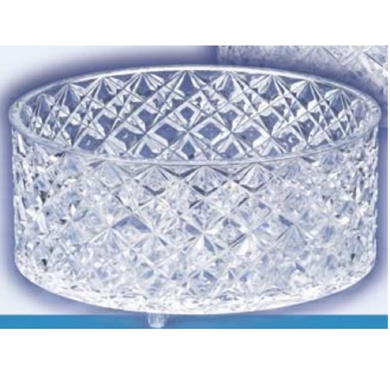10-1/2"X3-3/4" Crystal Cut Bowl