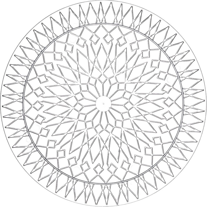 10" Round Crystal Cut Serving Tray