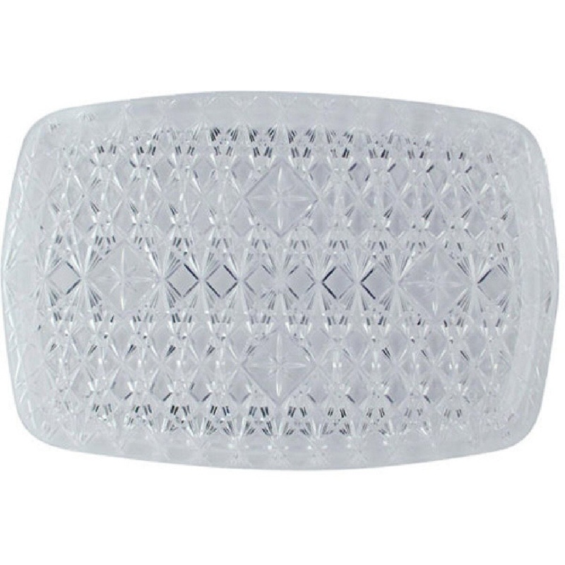 18" x 12" Rectangle Crystal Cut Tray