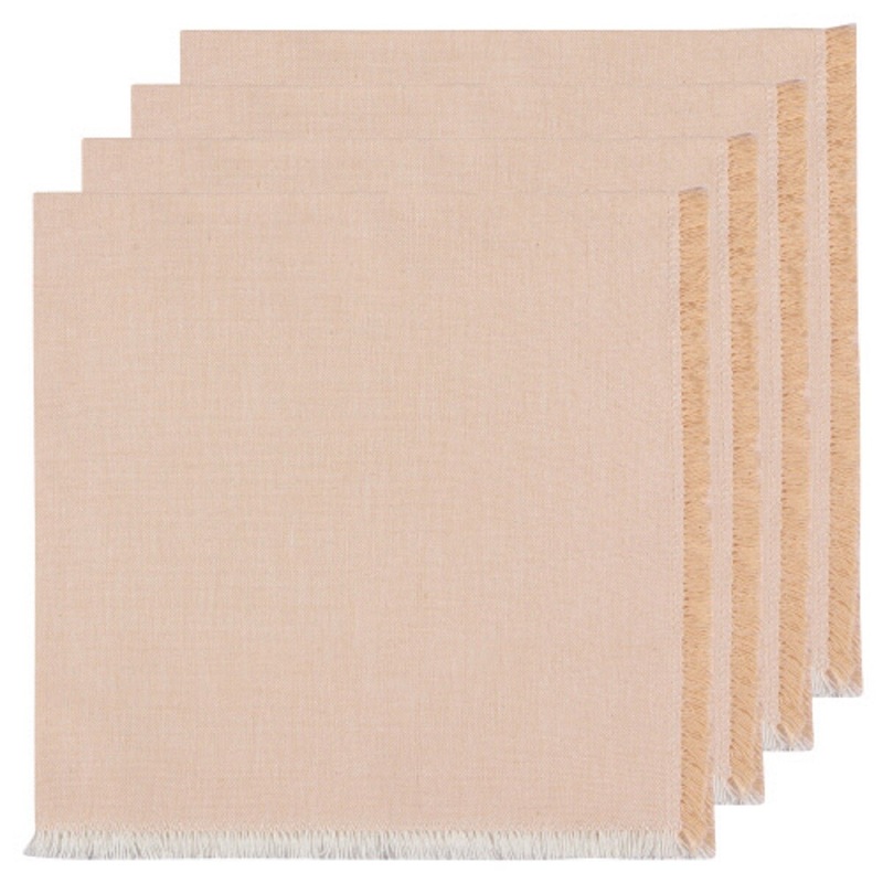 4-Pc Heirloom Chambray Napkins - Nectar