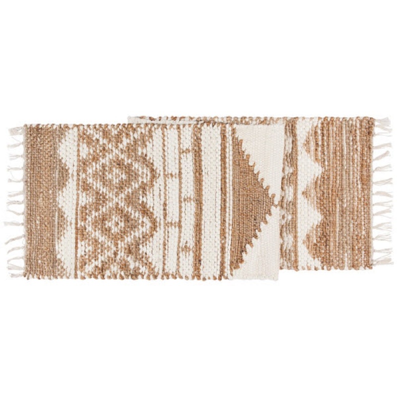 72" Villa White Table Runner