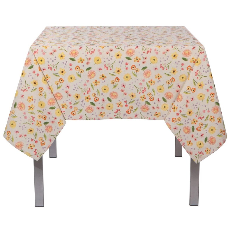 90 X 108 Cottage Floral Table Cloth