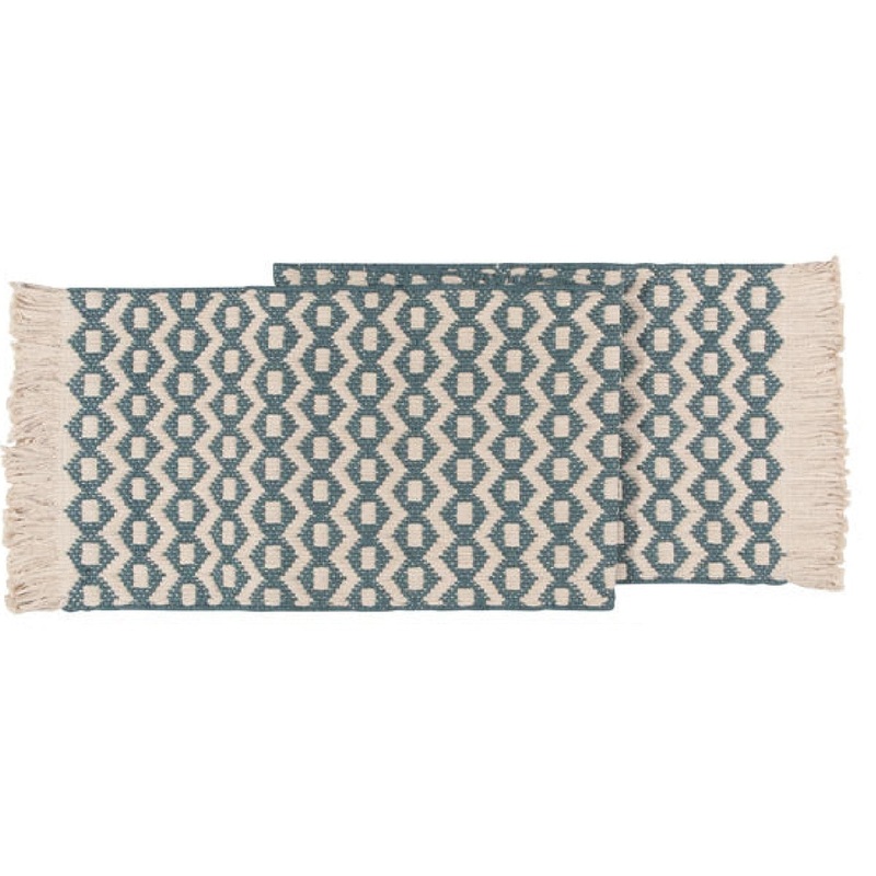 Heirloom Sullivan Table Runner - Lagoon