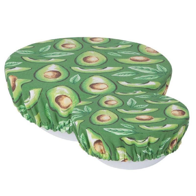 Bowl Cover - Avocados - Set Of 2 (dis)