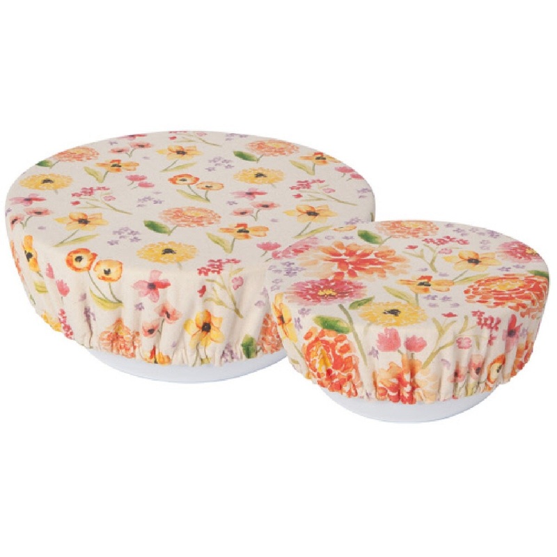 Bowl Cover - Cottage Floral - Set Of 2 (dis)