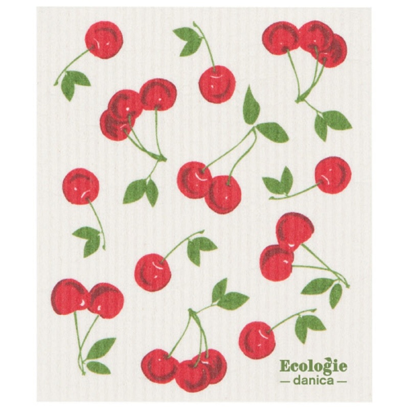 Swedish Dish Cloth - Cherries