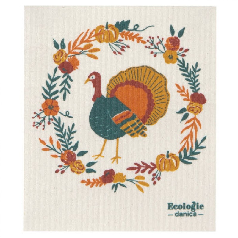 Swedish Dish Cloth - Harvest Turkey