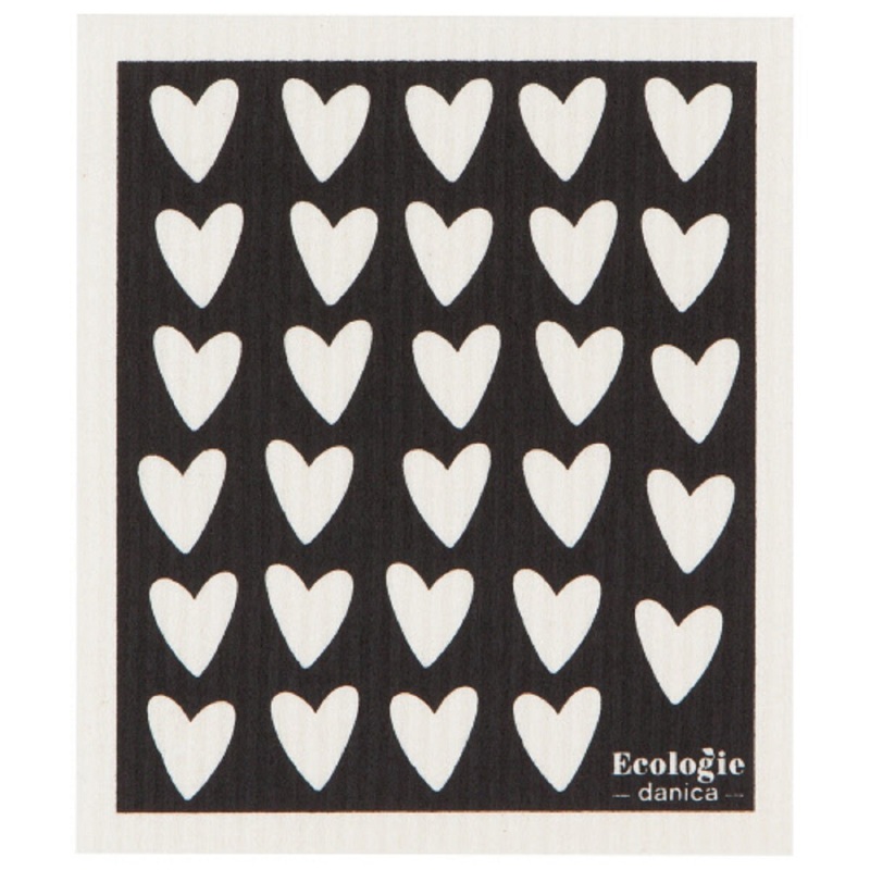 Swedish Dish Cloth - Hearts