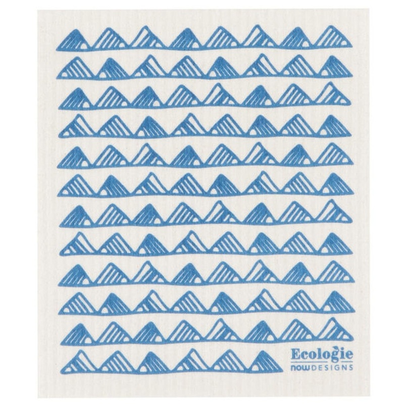 Swedish Dish Cloth - Royal Blue Pattern