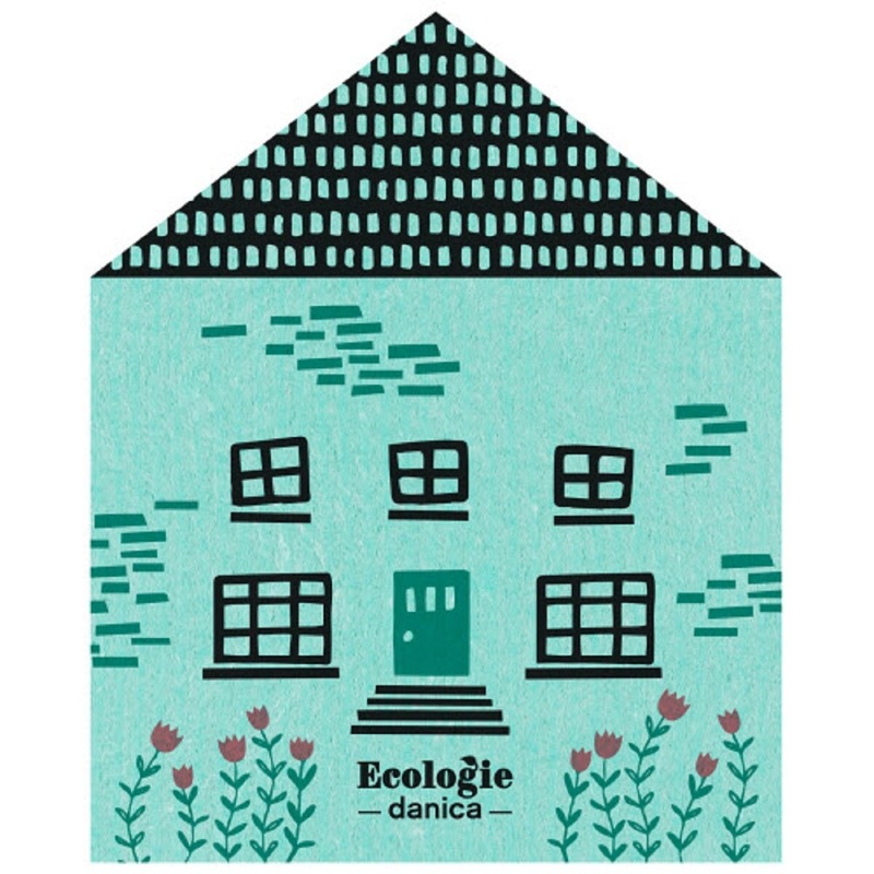 Swedish Dish Cloth - Shaped House