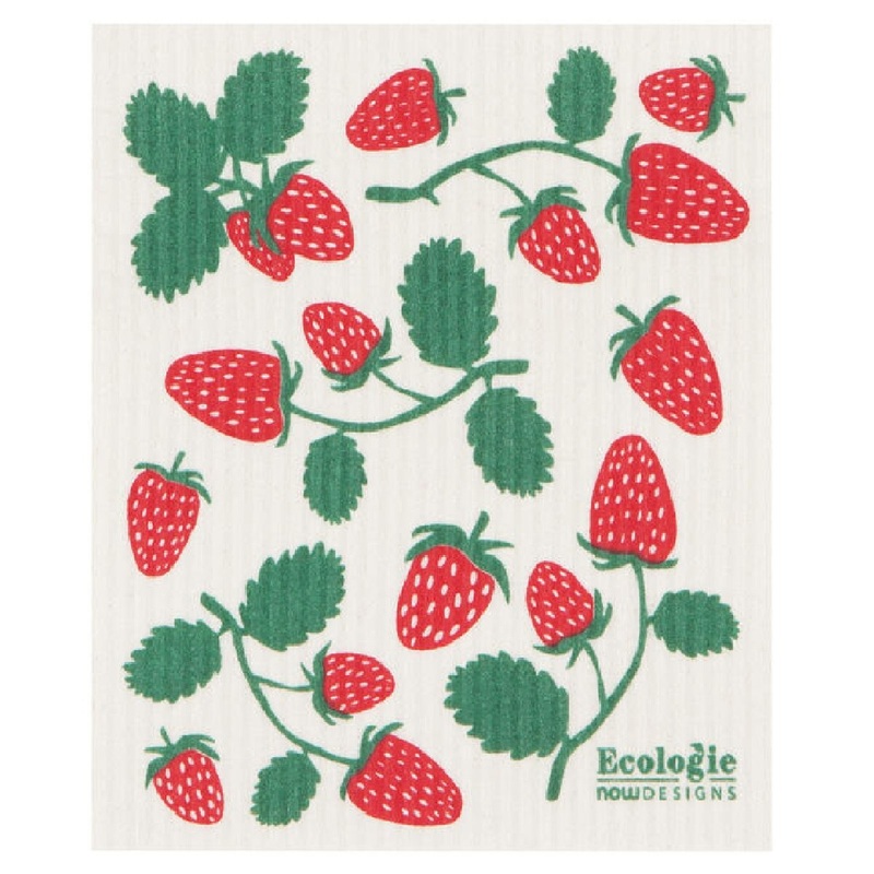 Swedish Dish Cloth - Strawberries