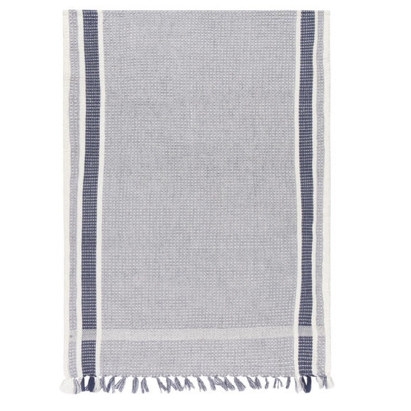 Waffle Tea Towel - Indigo