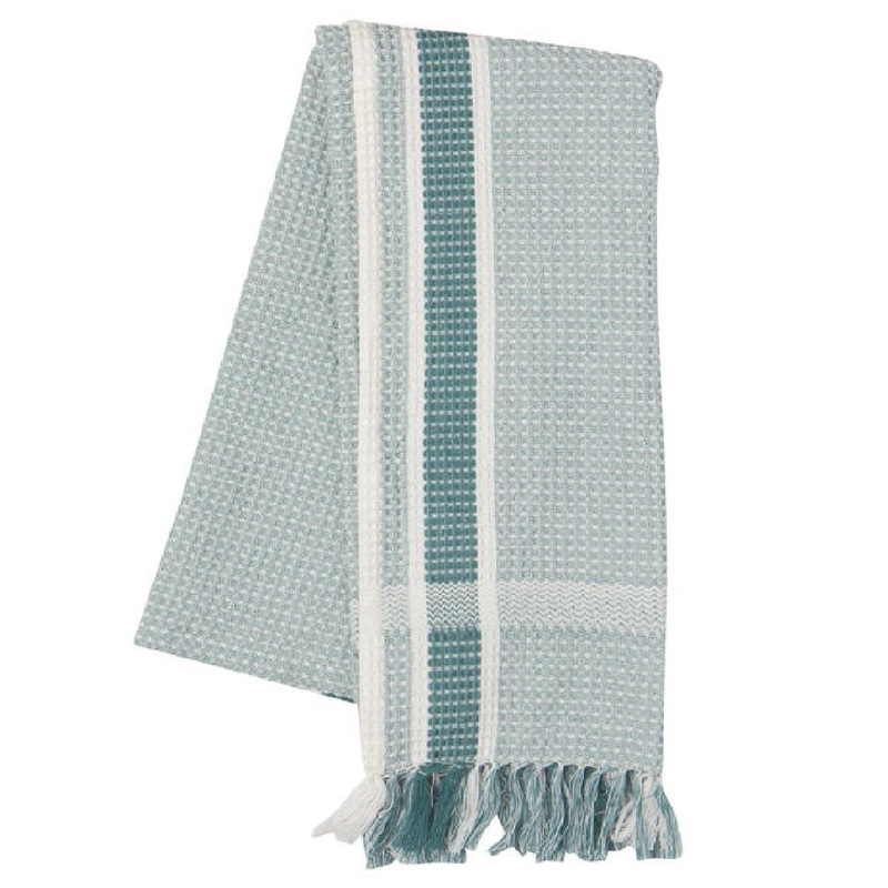 Waffle Tea Towel - Lagoon