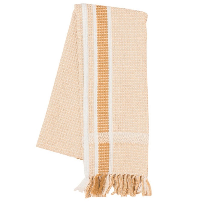 Waffle Tea Towel - Ochre