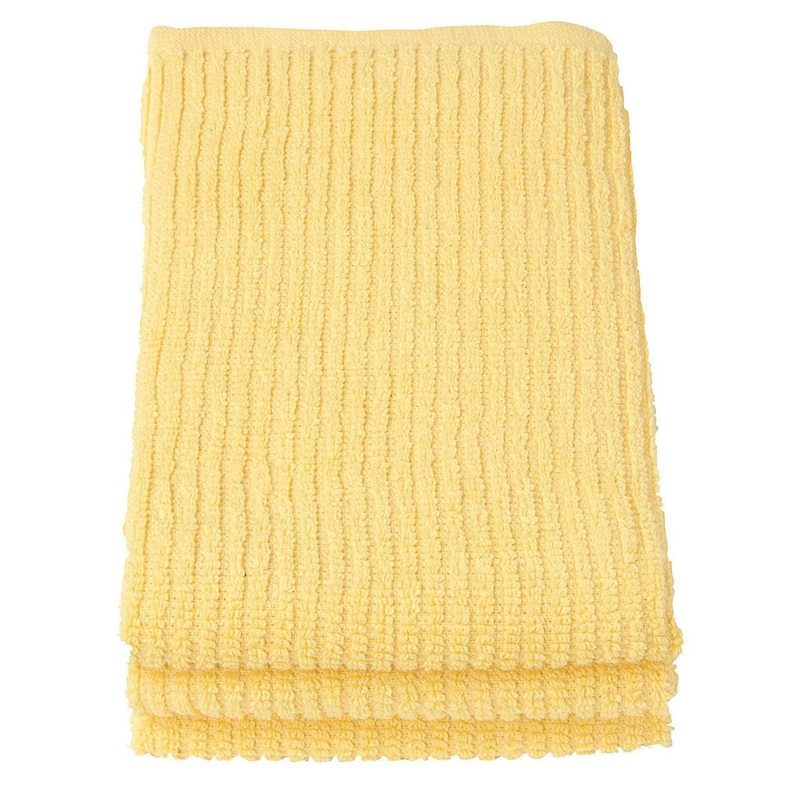 Barmop Towels - Lemon Yellow - Set of 3
