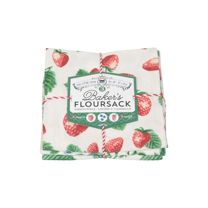 Berry Patch Tea Towel- Set of 3