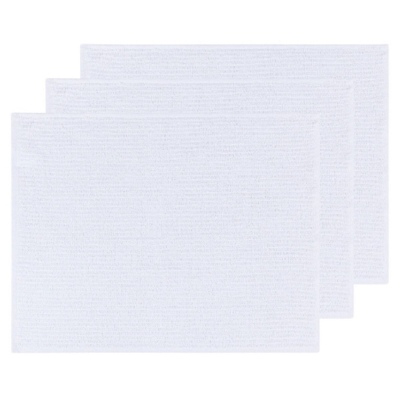 Large Barmop Towels - White - Set Of 3